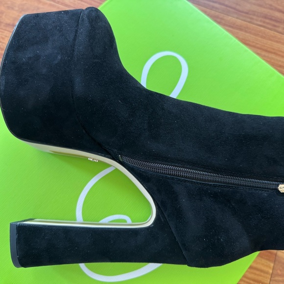 Sam Edelman ELI black suede, NEW - Picture 6 of 13